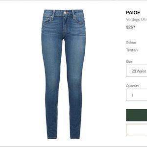 Paige Verdugo Ultra Skinny Jeans